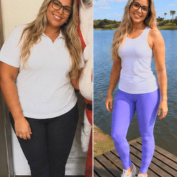 Antes e depois de Marina Oliveira