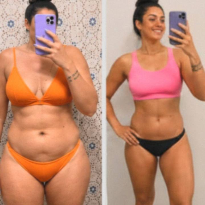 Antes e depois de Camila Andrade